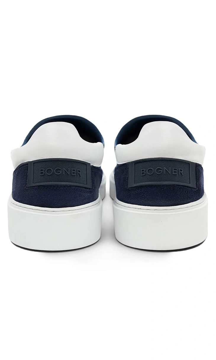 BOGNER: Кеды из трикотажа и замши