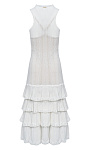 TWINSET: Ажурное платье с воланами