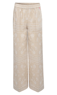 Брюки с жаккардовым рисунком