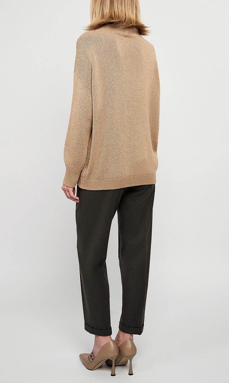 ANDRE MAURICE: Свитер из кашемира и шелка