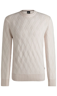 Пуловер из шерсти