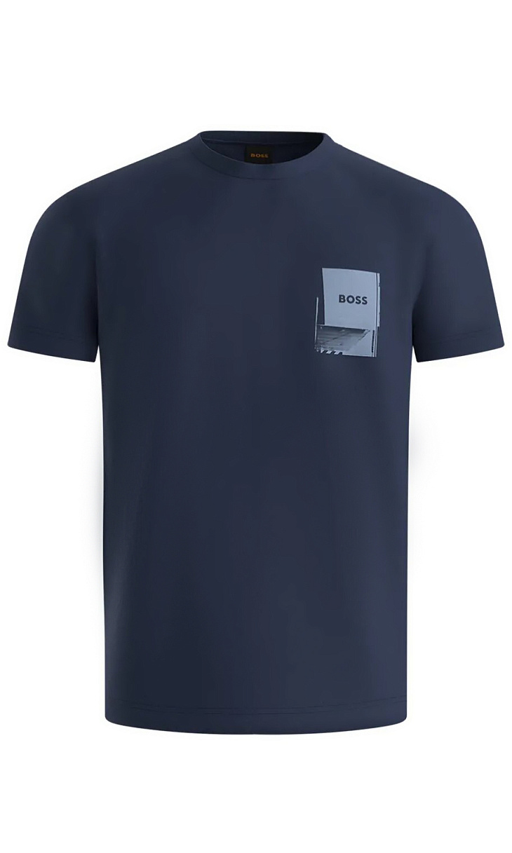 HUGO BOSS: Футболка с логотипом