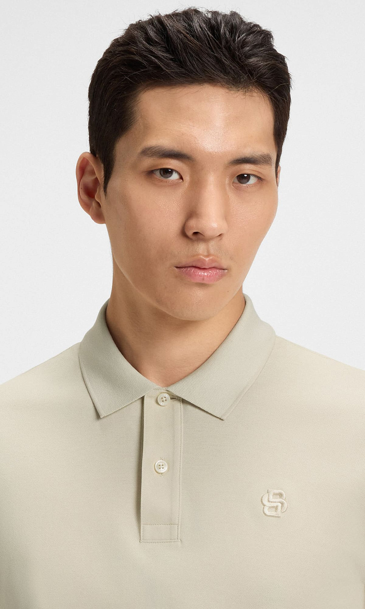 HUGO BOSS: Поло из хлопка