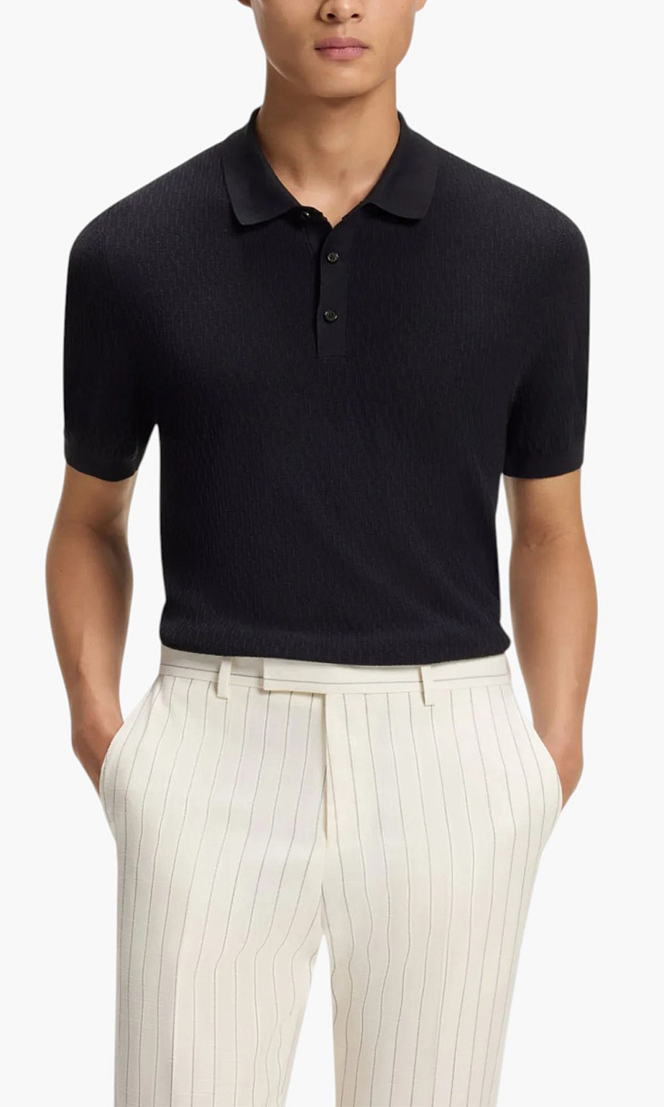 HUGO BOSS: Вязаное поло