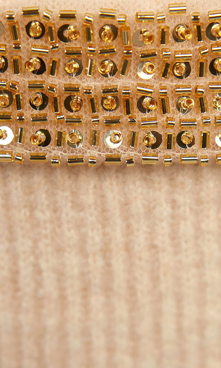 TWINSET: Трикотажная юбка с пайетками