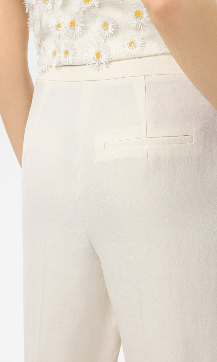 LUISA CERANO: Укороченные брюки из льна