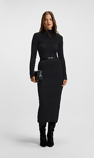 Юбка с плиссированным узором