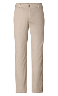 Брюки из льна и хлопка