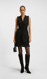 Юбка мини из твида