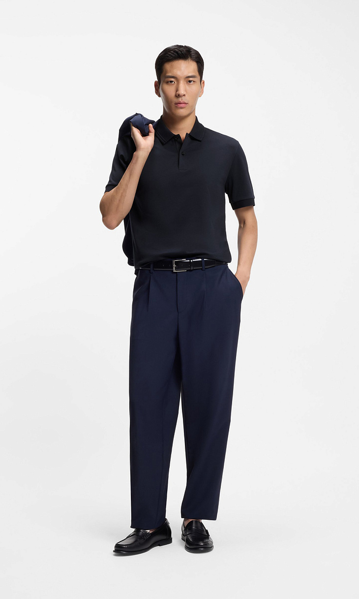 HUGO BOSS: Поло из хлопка