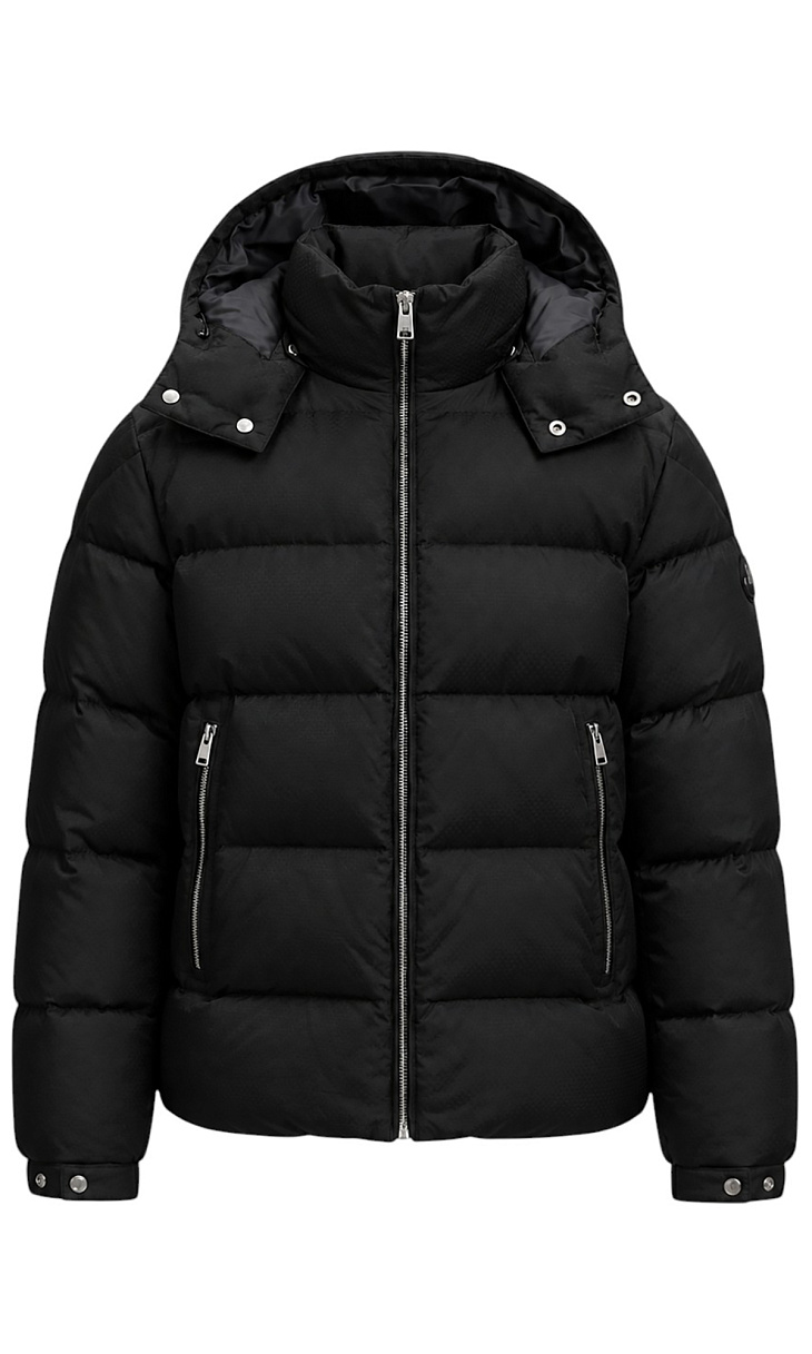 HUGO BOSS: Куртка с жаккардовым узором