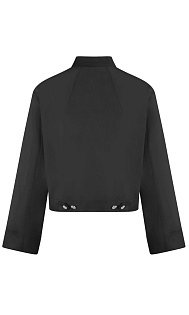 Блуза с воротником-стойкой