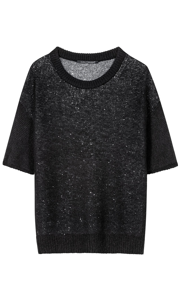 LUISA CERANO: Пуловер с пайетками