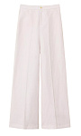 TWINSET: Широкие брюки из льна и вискозы