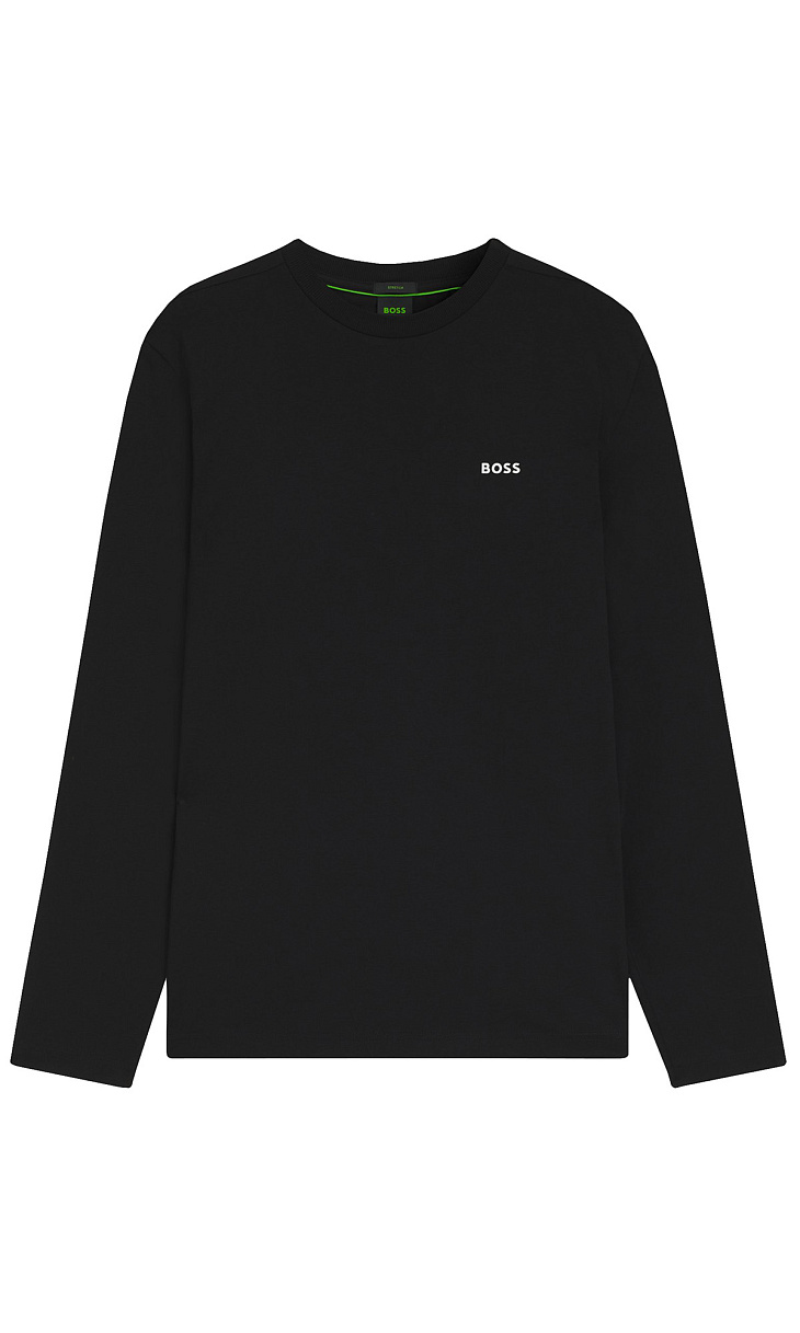 HUGO BOSS: Лонгслив с логотипом