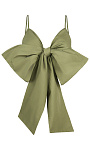 TWINSET: Топ-бант из хлопка