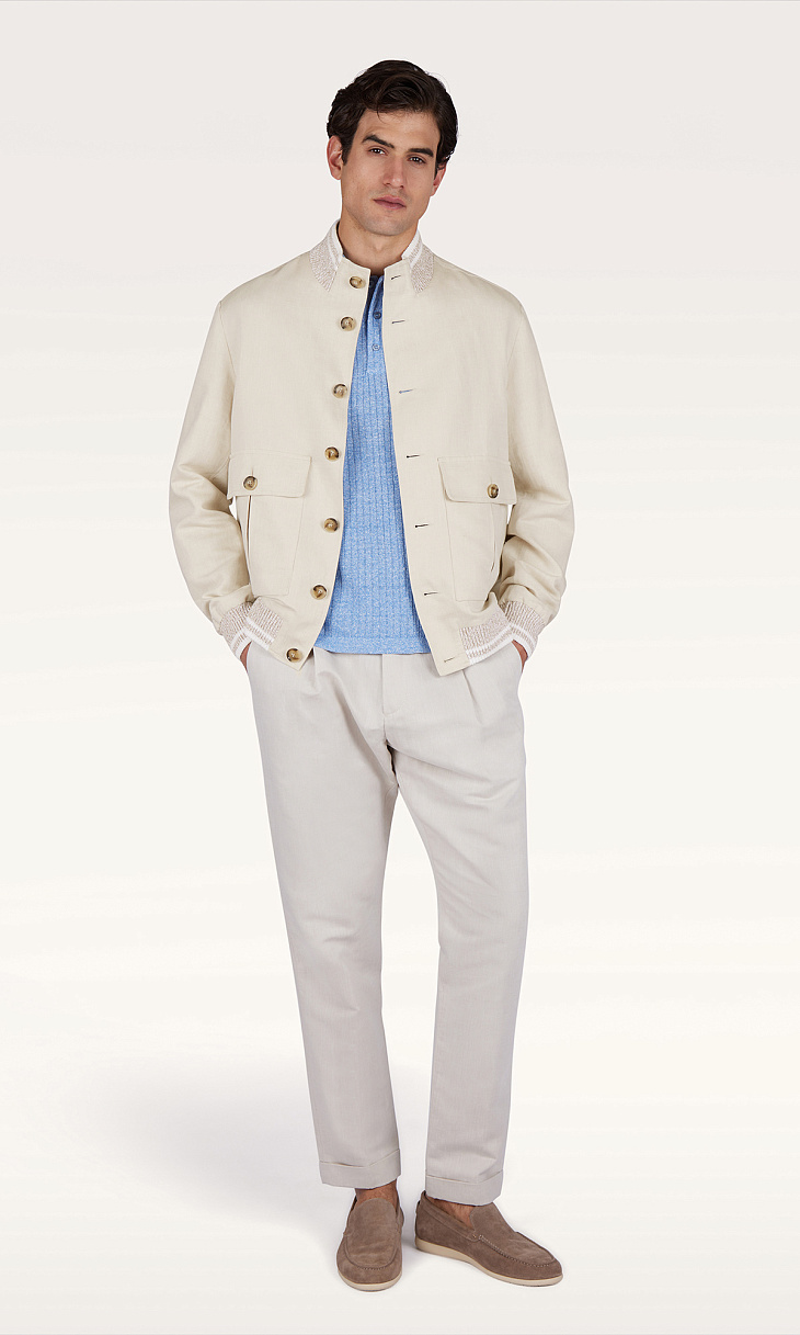 Paul Shark: Куртка из льна и хлопка