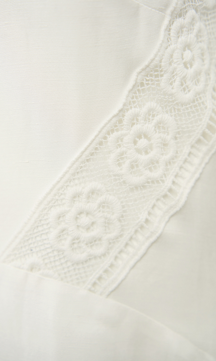 TWINSET: Платье с кружевом