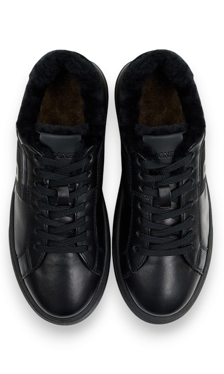 Bogner: Кеды из кожи и меха