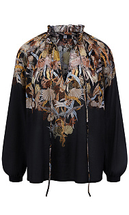 Блуза с принтом