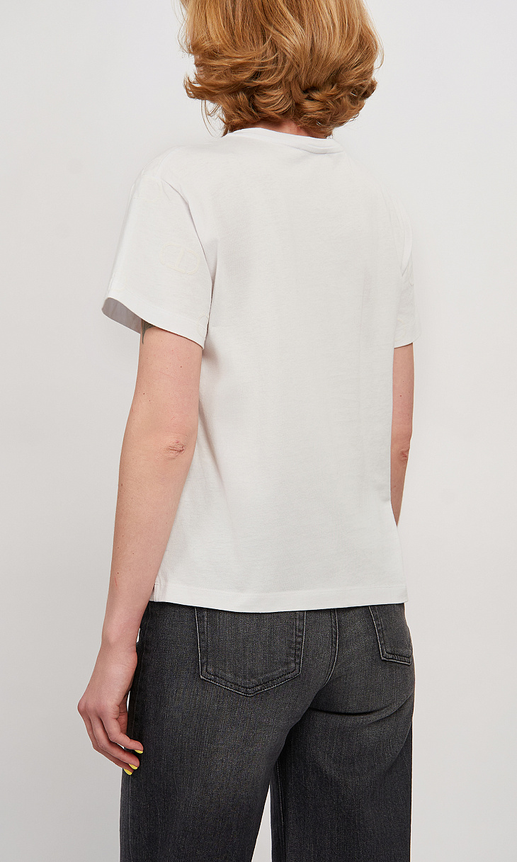 TWINSET: Футболка с рисунком