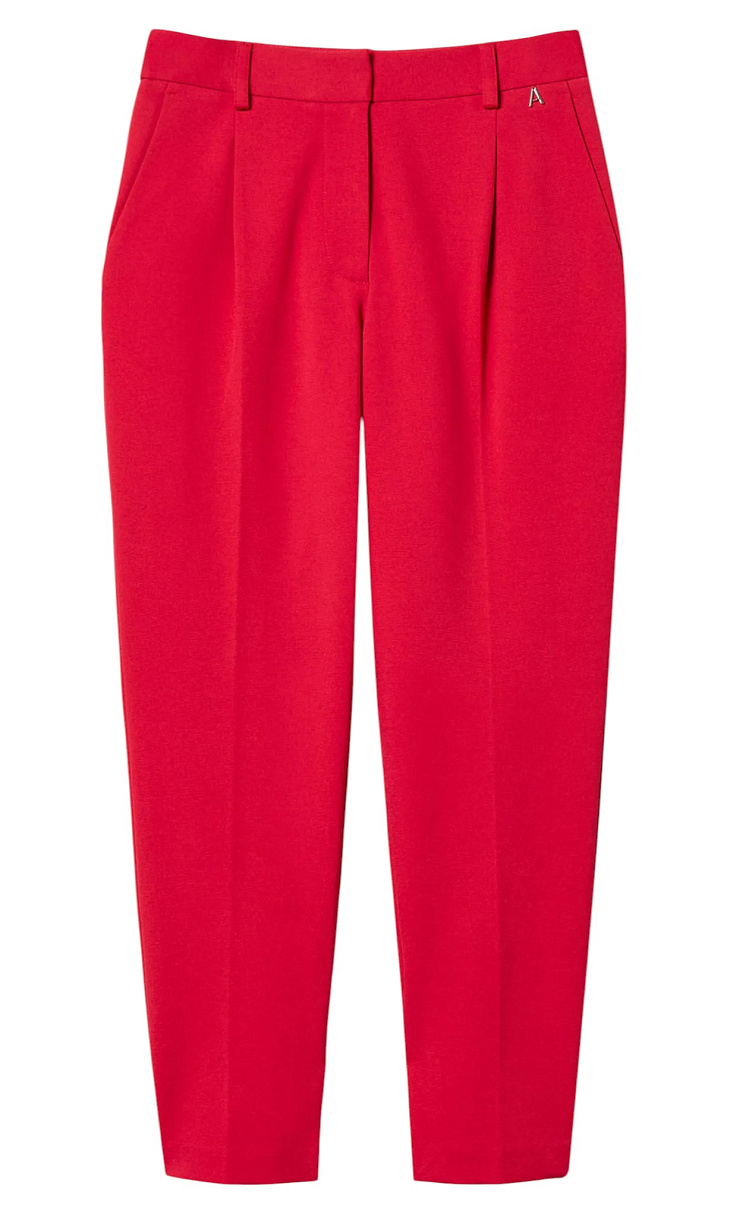 TWINSET: Узкие брюки с разрезами