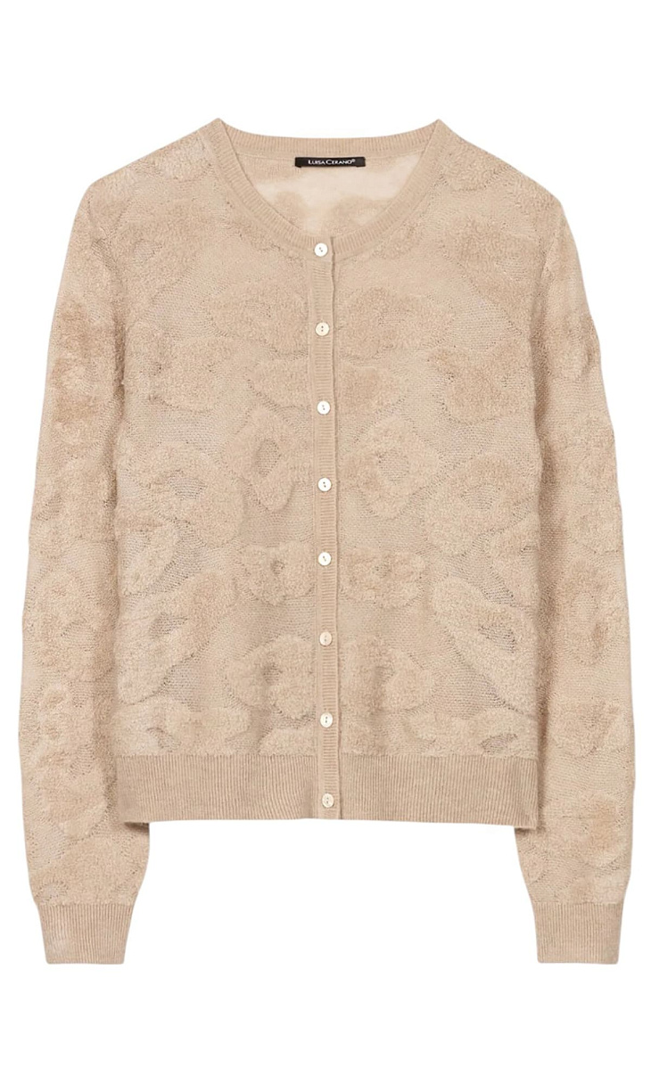 LUISA CERANO: Кардиган с узором