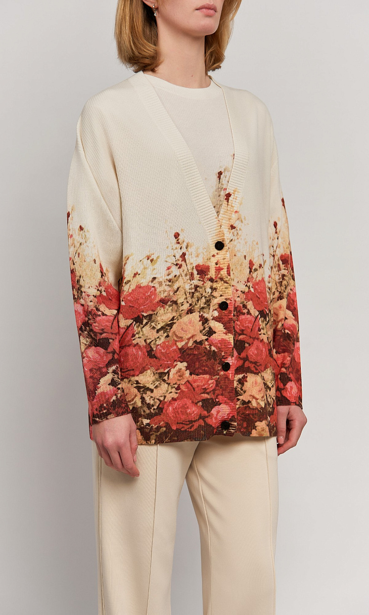 BOGNER: Кардиган из шерсти