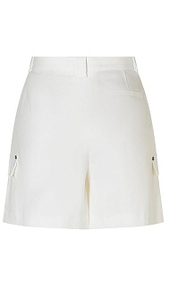 Шорты с карманами из льна