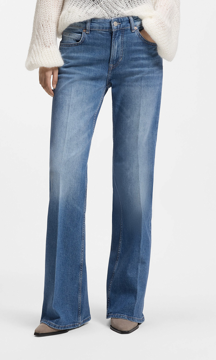 HUGO BOSS: Джинсы клеш