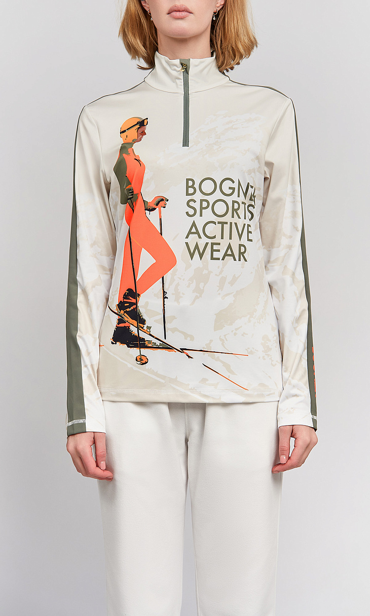 BOGNER: Лонгслив с молнией