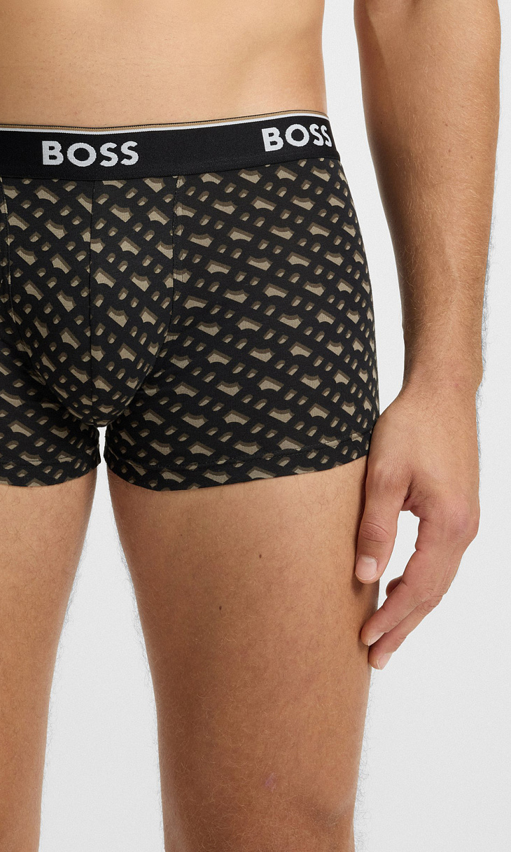 HUGO BOSS: Комплект трусов из хлопка