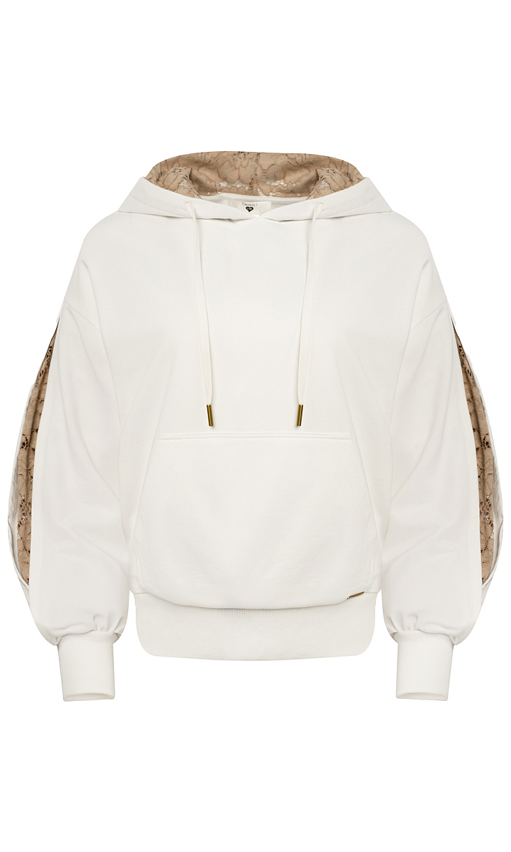 TWINSET: Спортивный костюм с кружевными вставками