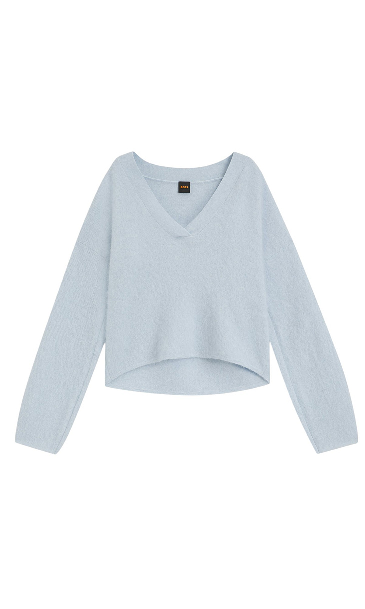 HUGO BOSS: Свитер с шерстью альпака