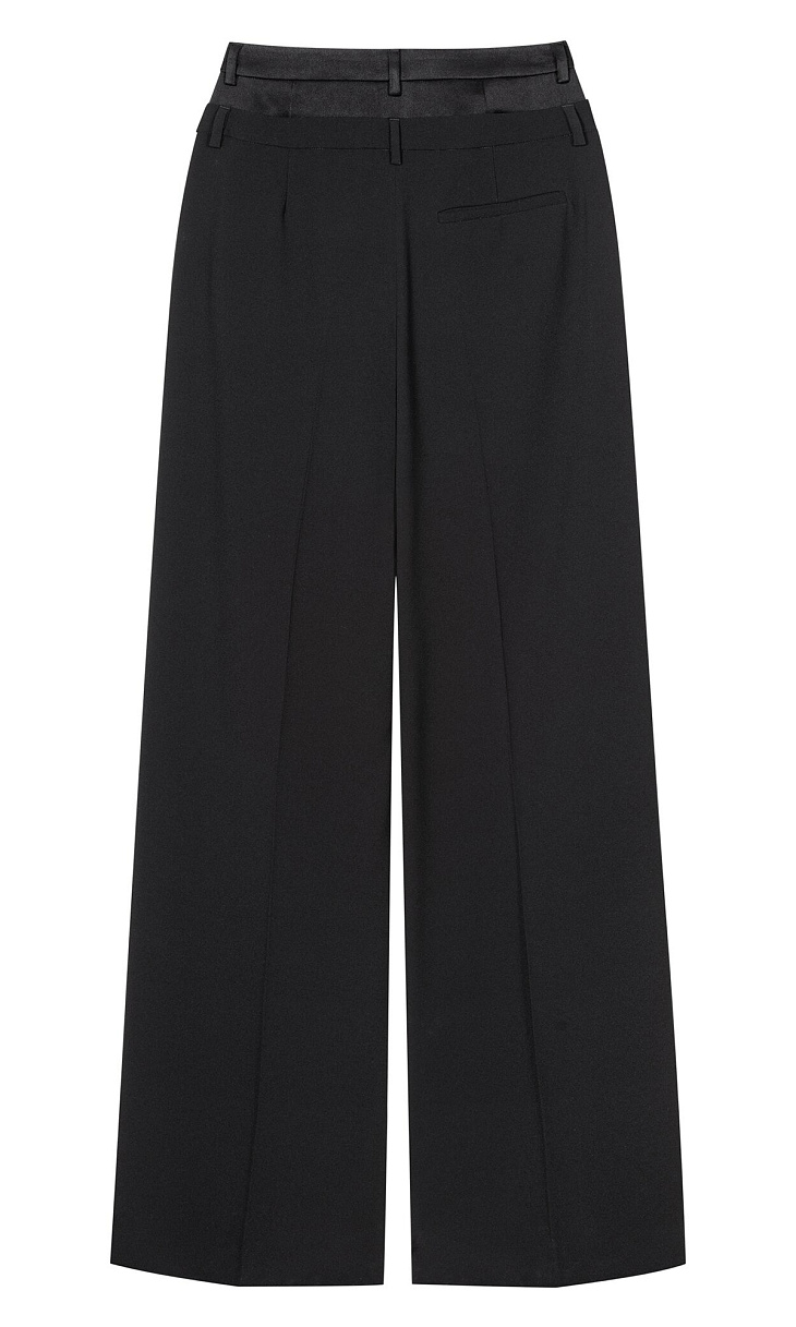 LUISA CERANO: Брюки с атласной вставкой