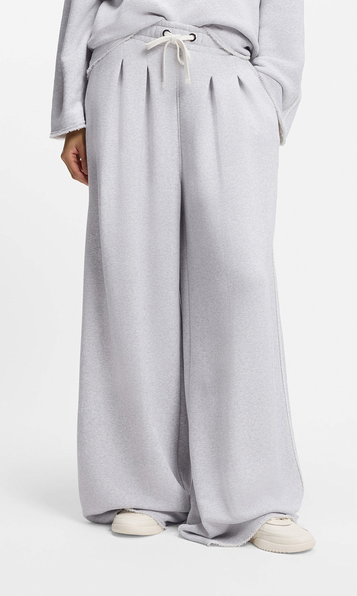 HUGO BOSS: Широкие брюки из хлопка