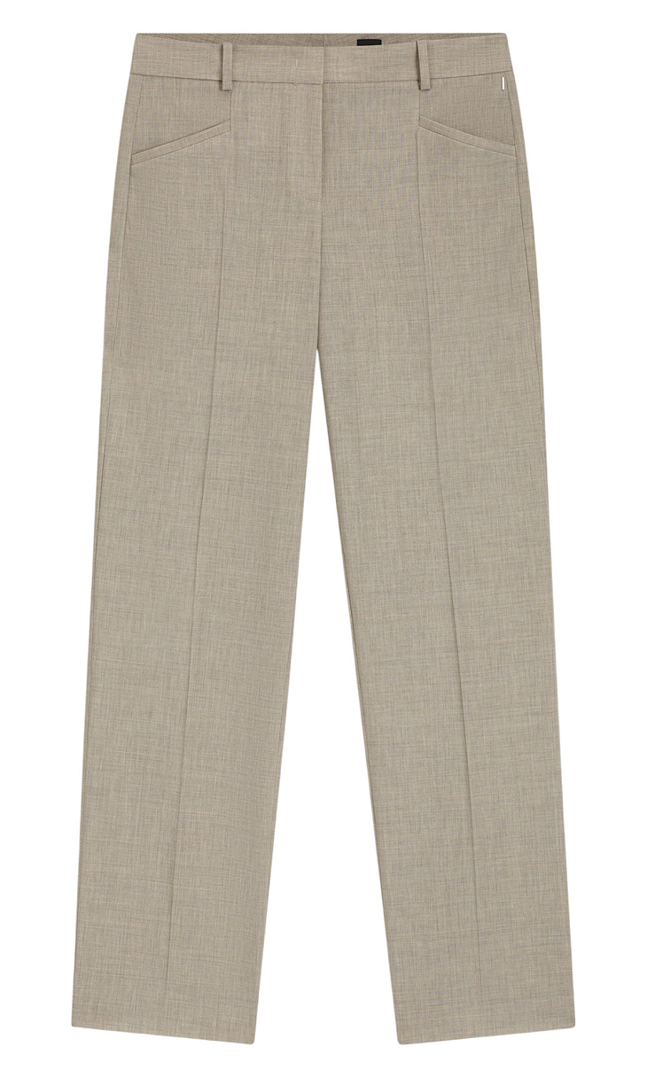 HUGO BOSS: Брюки из меланжевой шерсти