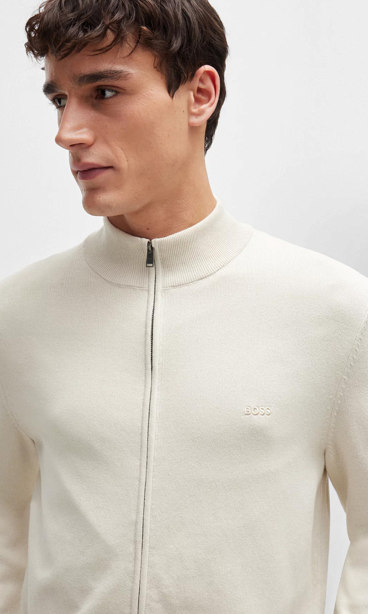 HUGO BOSS: Кардиган на молнии