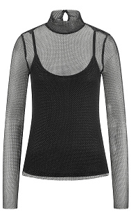 Блуза из сетчатой ткани