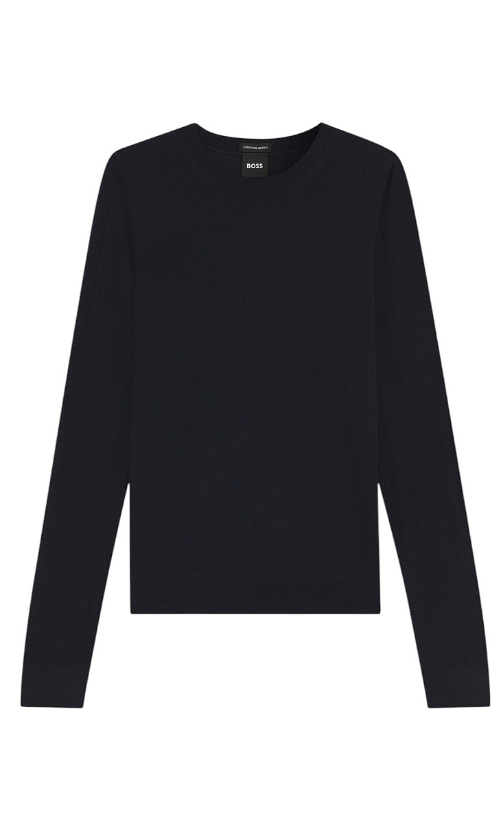 HUGO BOSS: Пуловер из шерсти мериноса