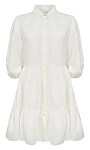 HUGO BOSS: Платье-рубашка из льна