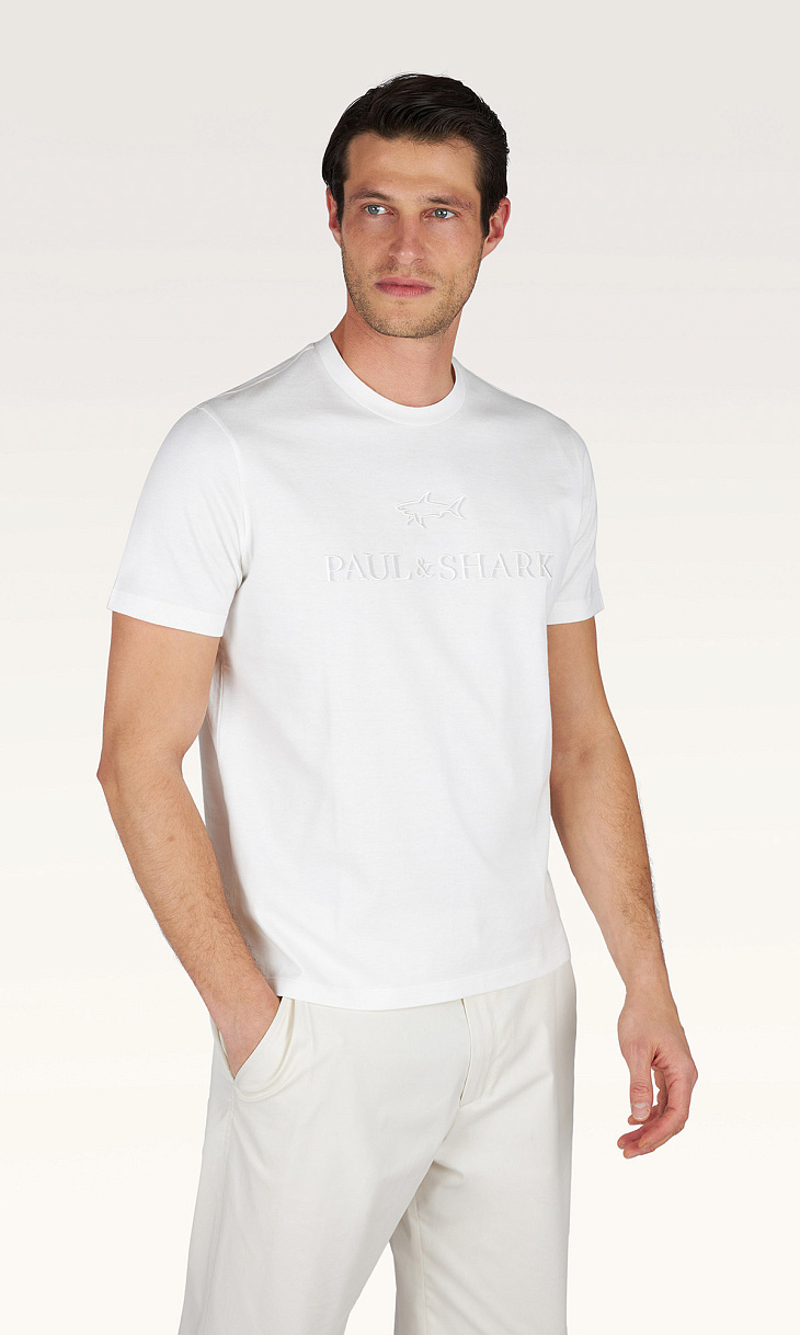 Paul Shark: Футболка с вышивкой