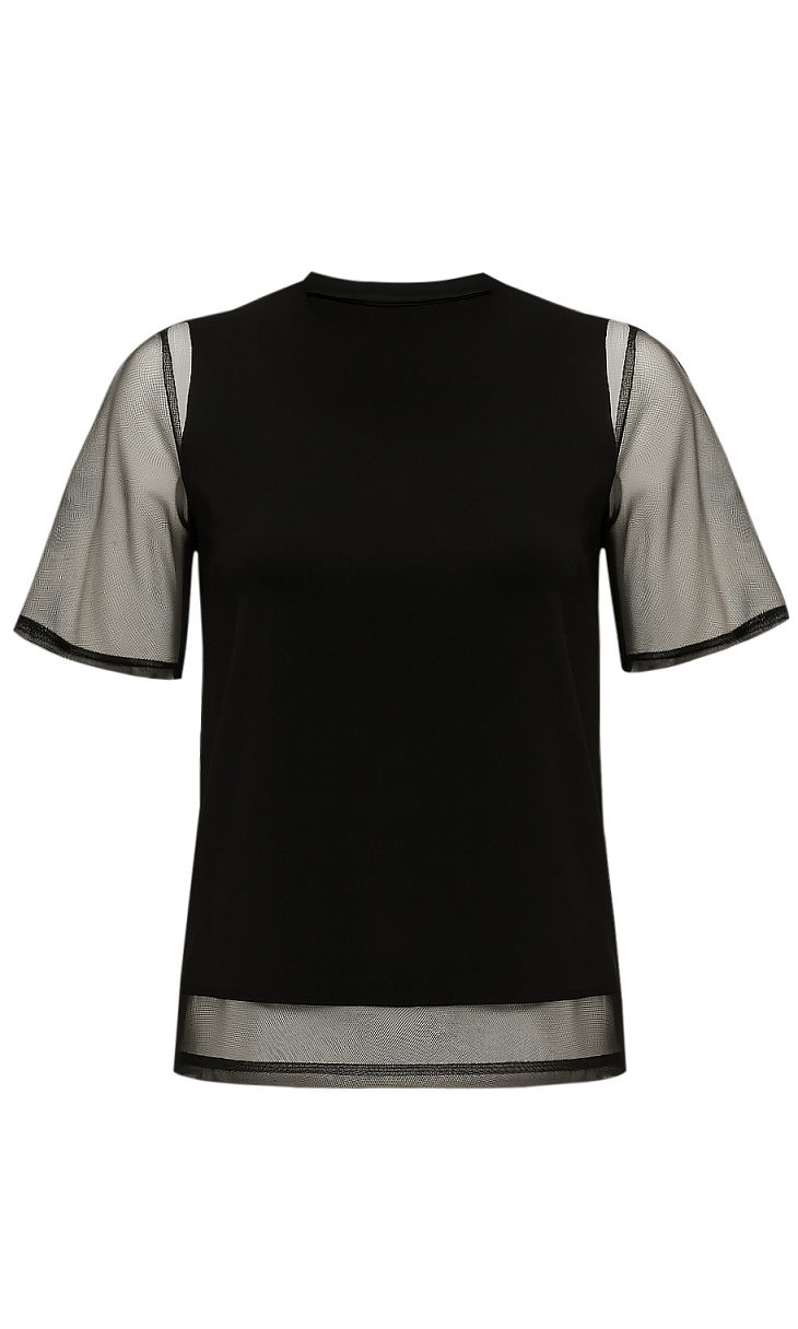 TWINSET: Блуза со стразами