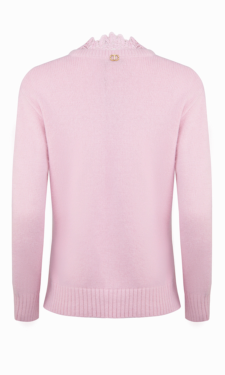 TWINSET: Пуловер с шерстью ангоры