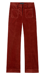 Брюки с накладными карманами