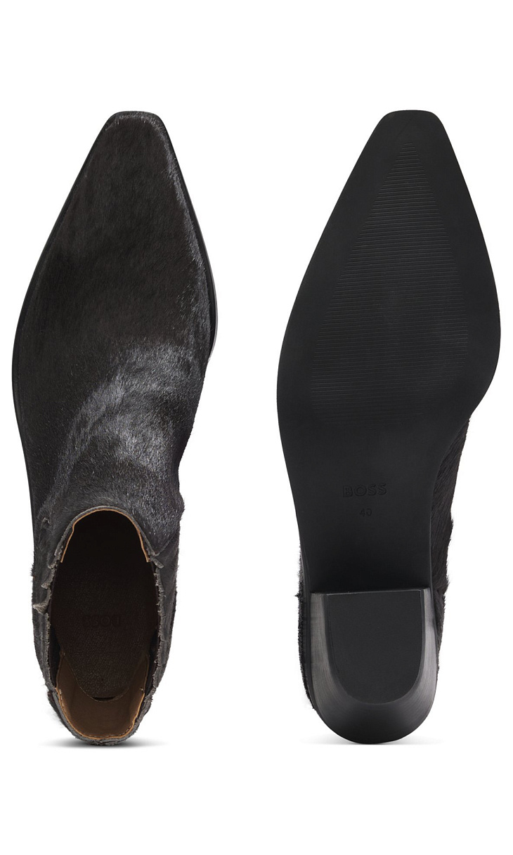 HUGO BOSS: Ботинки с ворсом