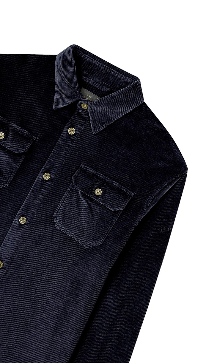 Paul Shark: Рубашка из вельвета