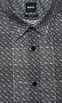 HUGO BOSS: Рубашка из хлопка и лиоцелла