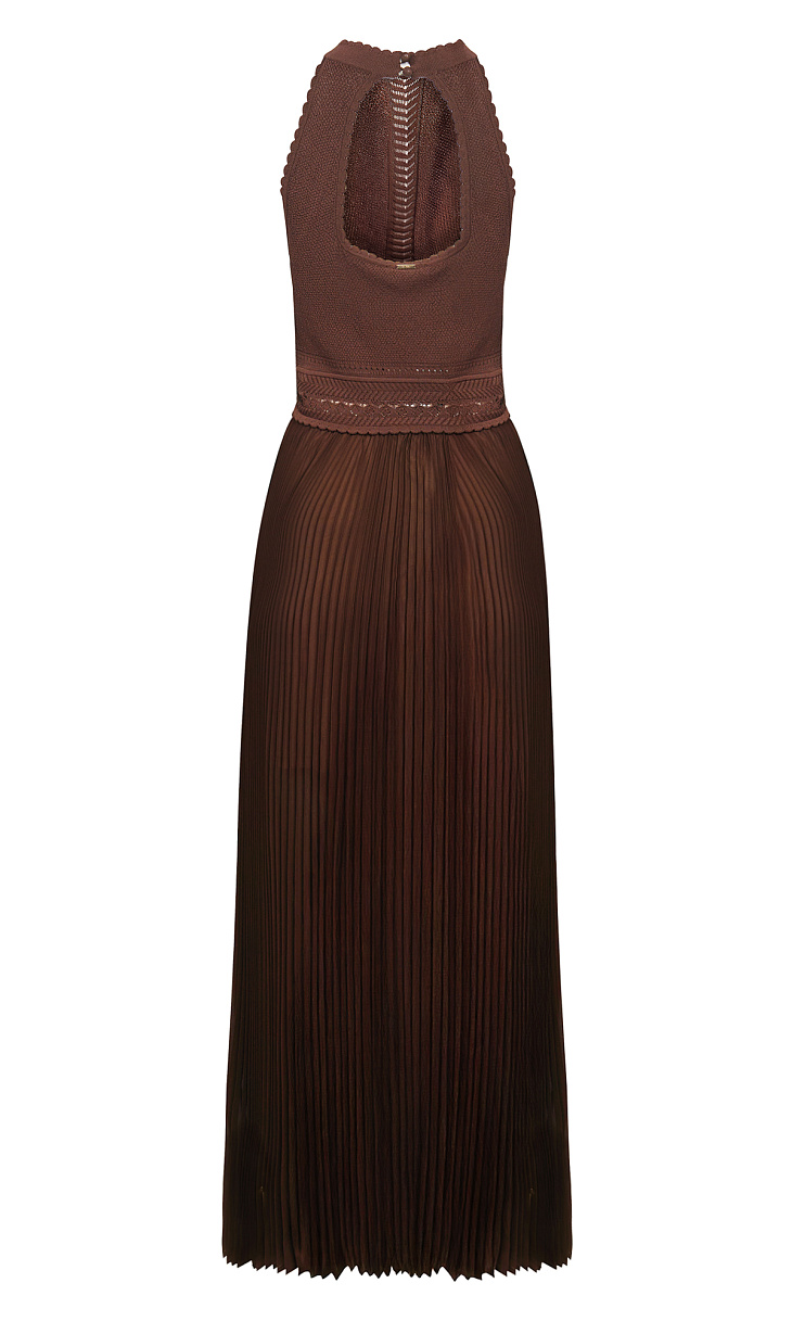 TWINSET: Платье с плиссированной юбкой