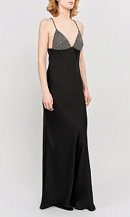 Атласное платье